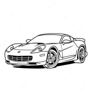 Sports Car Coloring Page 50993-40708