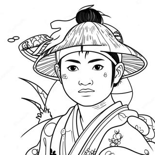 Zenitsu Agatsuma Coloring Page 5106-4189