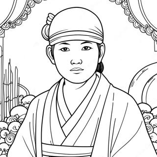 Zenitsu Agatsuma Coloring Page 5106-4191