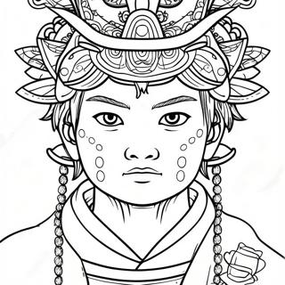 Zenitsu Agatsuma Coloring Page 5106-4192