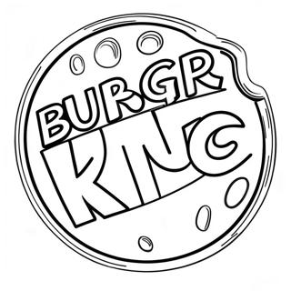 Burger King Coloring Pages