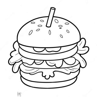 Burger King Logo Coloring Page 51073-40762