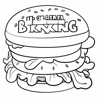 Burger King Logo Coloring Page 51073-40763