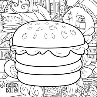 Burger King Logo Coloring Page 51073-40764