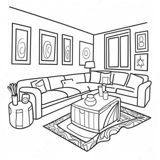 Apartment Coloring Pages