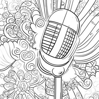 Microphone Coloring Page 51103-40785