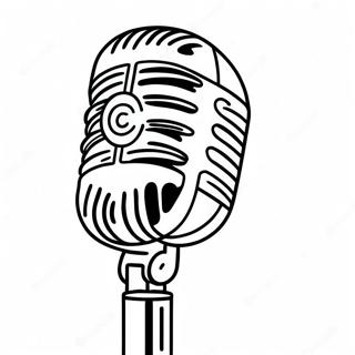 Microphone Coloring Page 51103-40786