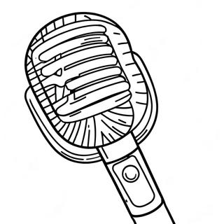 Microphone Coloring Page 51103-40787