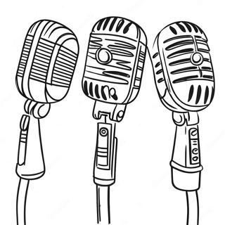 Microphone Coloring Page 51103-40788