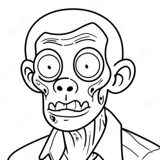 Zombie Among Us Character Coloring Page 51153-40826