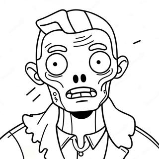 Zombie Among Us Character Coloring Page 51153-40828