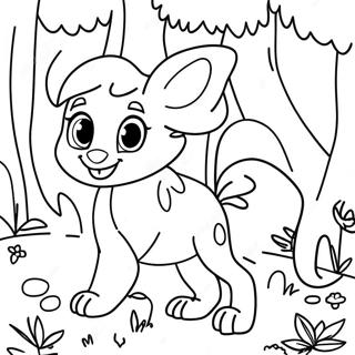 Ferngully Magical Forest Coloring Page 51163-40839