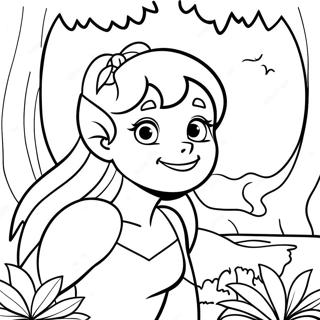 Ferngully Magical Forest Coloring Page 51163-40840