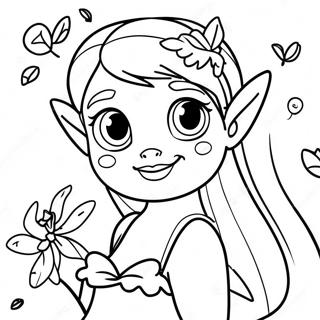 Ferngully Colorful Fairy Characters Coloring Page 51164-40845