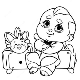 Boss Baby Coloring Page 5116-4201