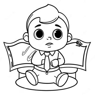 Boss Baby Coloring Page 5116-4204