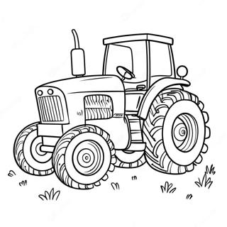 Happy Otis The Tractor Coloring Page 51184-40859