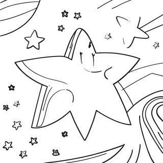 Glow In The Dark Stars Coloring Page 51193-40866