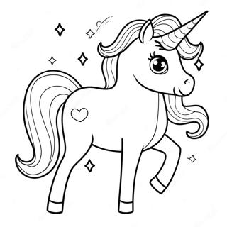 Glow In The Dark Unicorn Coloring Page 51194-40862