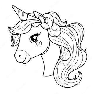 Glow In The Dark Unicorn Coloring Page 51194-40863