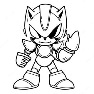 Metal Sonic Coloring Page 511-411