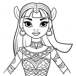 Monster High Cleo Coloring Pages