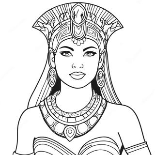 Cleo In Glamorous Outfit Coloring Page 51234-40911