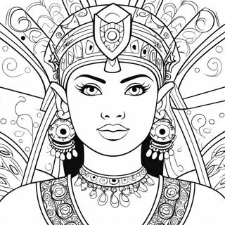 Cleo In Glamorous Outfit Coloring Page 51234-40912