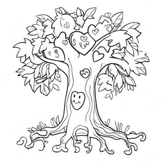 Happy Giving Tree Coloring Page 51264-40922