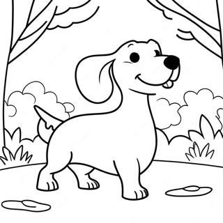 Dachshund Coloring Pages