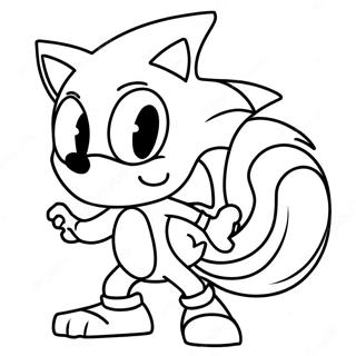 Monster Sonic Coloring Page 51293-40942