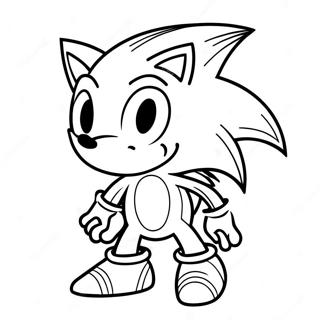 Sonic The Monster With Spiky Hair Coloring Page 51294-40947