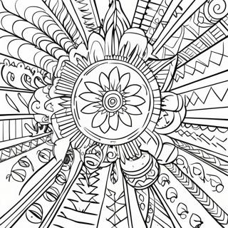 Traditional Native American Patterns Coloring Page 51314-40958