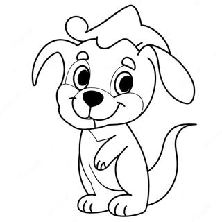 Bluey Valentine Coloring Page 5136-4213