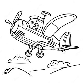 Dusty Crophopper Flying High Coloring Page 51374-41006