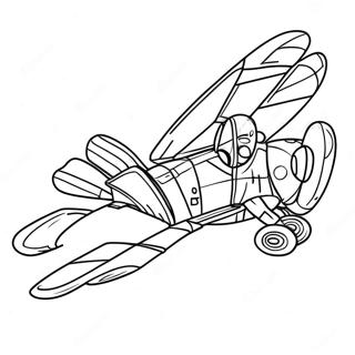 Dusty Crophopper Flying High Coloring Page 51374-41007