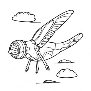 Dusty Crophopper Flying High Coloring Page 51374-41008