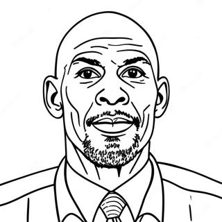 Kareem Abdul Jabbar Coloring Pages