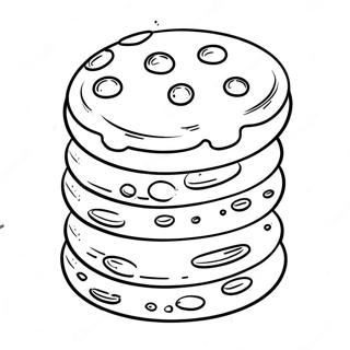 Chocolate Chip Biscuit Coloring Page 51404-41033