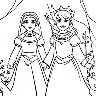 Magical Keepers Of The Kingdom Coloring Page 51424-41052