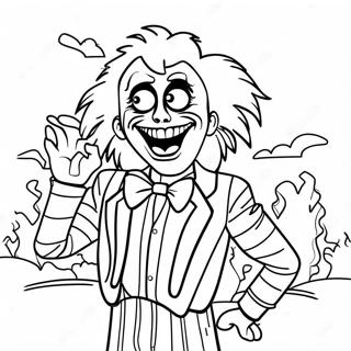 Beetlejuice Coloring Page 5146-4221