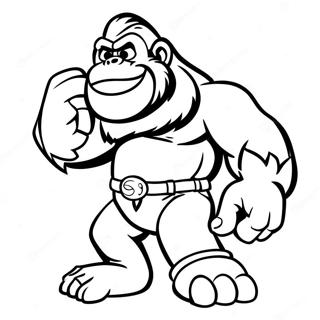 Cranky Kong Coloring Page 51493-41102