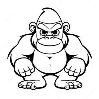 Cranky Kong Coloring Page 51493-41104