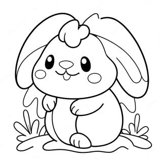 Squishmallow Easter Bunny Coloring Page 51503-41111