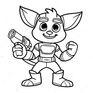 Ratchet And Clank Coloring Pages