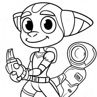 Ratchet And Clank Coloring Page 51513-41122