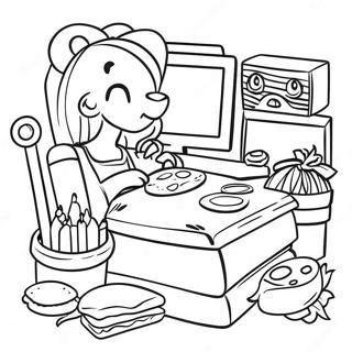 Open Coloring Page For Kids 51523-41139