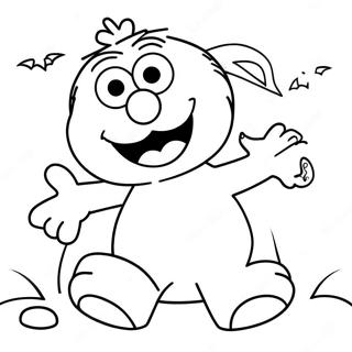 Elmo Halloween Coloring Pages