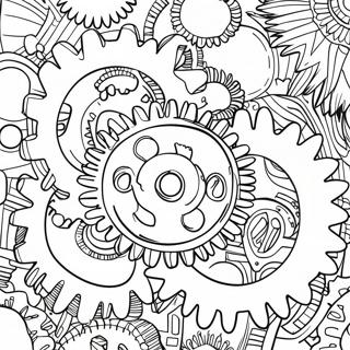 Gear Coloring Page 51543-41142