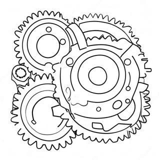 Gear Coloring Page 51543-41144